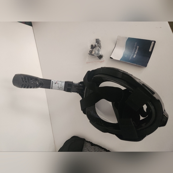 Zipoute Snorkel Mask Full Face, Full Face Snorkel Mask Adult and Kids New in Bag - Picture 5 of 13